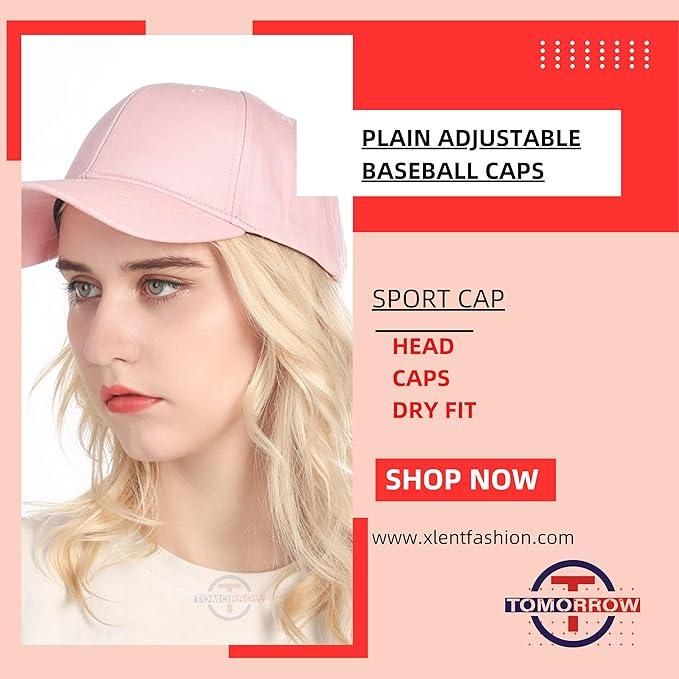 - Baseball Caps for Women - Plain Adjustable Baseball Caps for Sports Cap, Outdoor Activities, and Gym - Summer Hat for Womens - Exercise Caps for Girls Outdoor Headwear - Tomorrow Fashion -