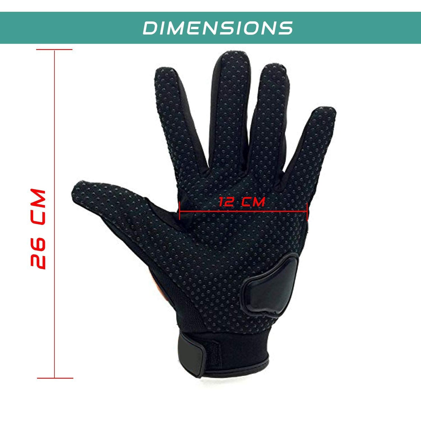 - Protective Gloves for Riding Bikes - Full Finger Bike Riding Gloves for Men - with Gel Palm Padding - Windproof Thermal Soft Warm Winter Gloves (Touch Screen) - Tomorrow Fashion -