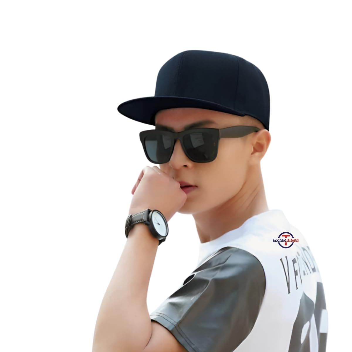 Tomorrow Hip-Hop Urban Swagger Snapback Cap for Men Women | Stylish Adjustable Baseball Hat for Men's Streetwear | Hip Hop Caps Black - Tomorrow Fashion - Hip Hop Snapback Caps