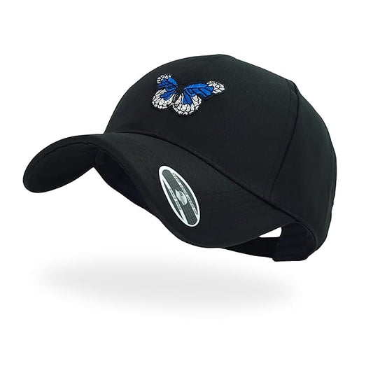  - Baseball Cap for men women, Butterfly Embroidered Summer Caps, Stylish Outdoor Sports cap, Unique Streetwear Durable Comfortable Lightweight Trendy Cool Unisex Fashion Snapback cap - Tomorrow Fashion - 