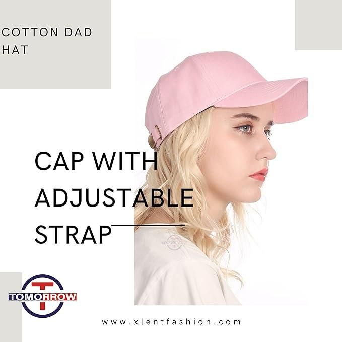  - Baseball Caps for Women - Plain Adjustable Baseball Caps for Sports Cap, Outdoor Activities, and Gym - Summer Hat for Womens - Exercise Caps for Girls Outdoor Headwear - Tomorrow Fashion - 
