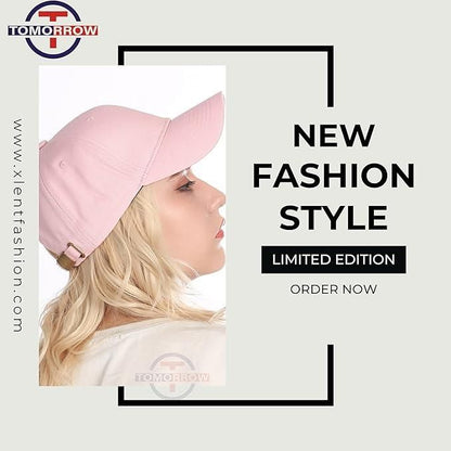  - Baseball Caps for Women - Plain Adjustable Baseball Caps for Sports Cap, Outdoor Activities, and Gym - Summer Hat for Womens - Exercise Caps for Girls Outdoor Headwear - Tomorrow Fashion - 