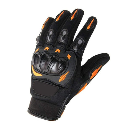  - Protective Gloves for Riding Bikes - Full Finger Bike Riding Gloves for Men - with Gel Palm Padding - Windproof Thermal Soft Warm Winter Gloves (Touch Screen) - Tomorrow Fashion - 